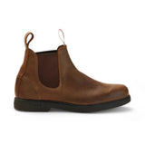 Booma 607 - Tan Brown Leather Chelsea Boots