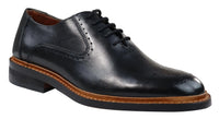 Mens Brogue Oxford Shoes Tan Brown Black Laced Leather Goodyear Welted