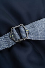Camden - Men's Blue Check Waistcoat