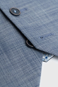 Camden - Men's Blue Check Waistcoat