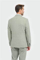 Camden - Men's Sage Green Tailored Fit Blazer