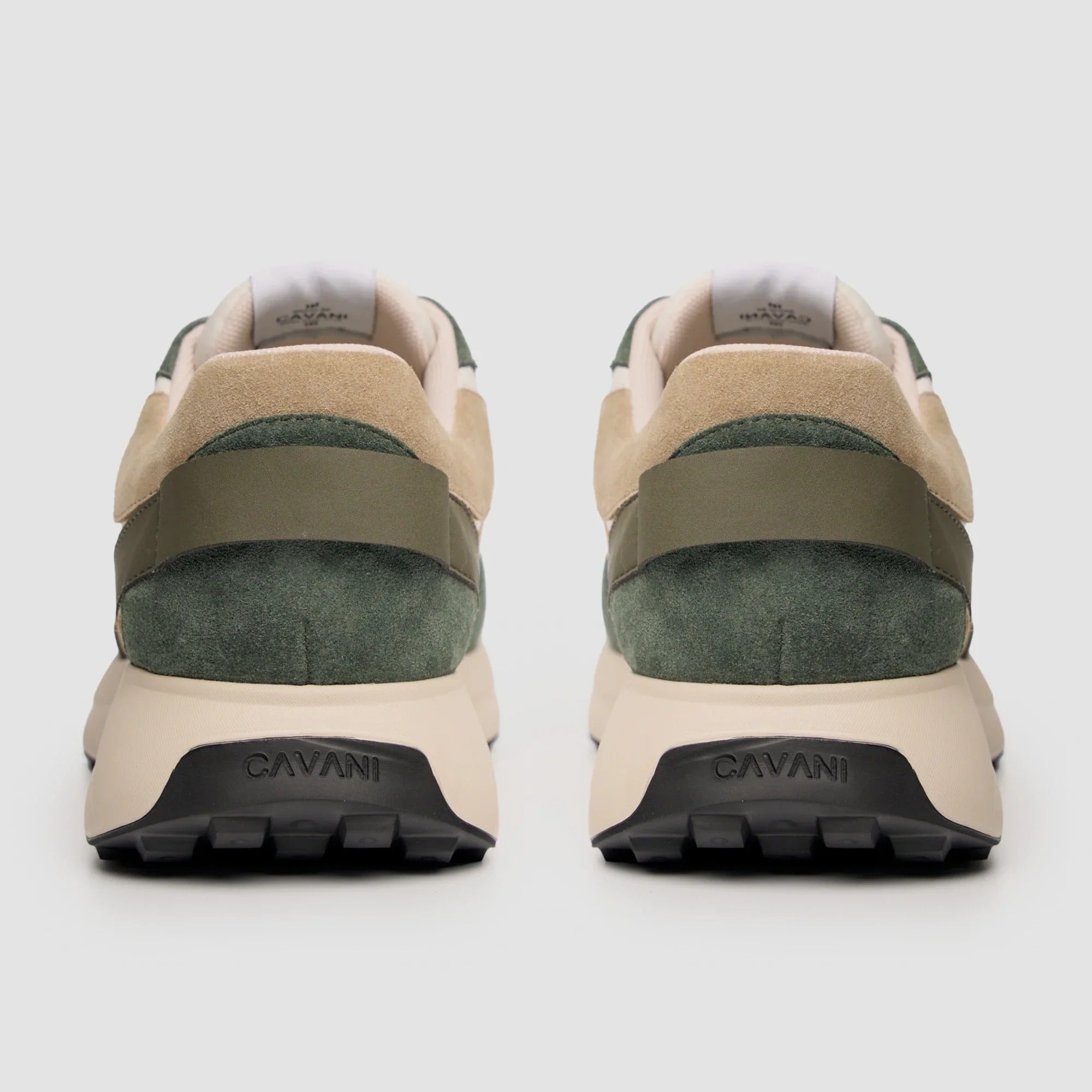 Canbera - Men's Sage Green Lightweight Suede Sneakers