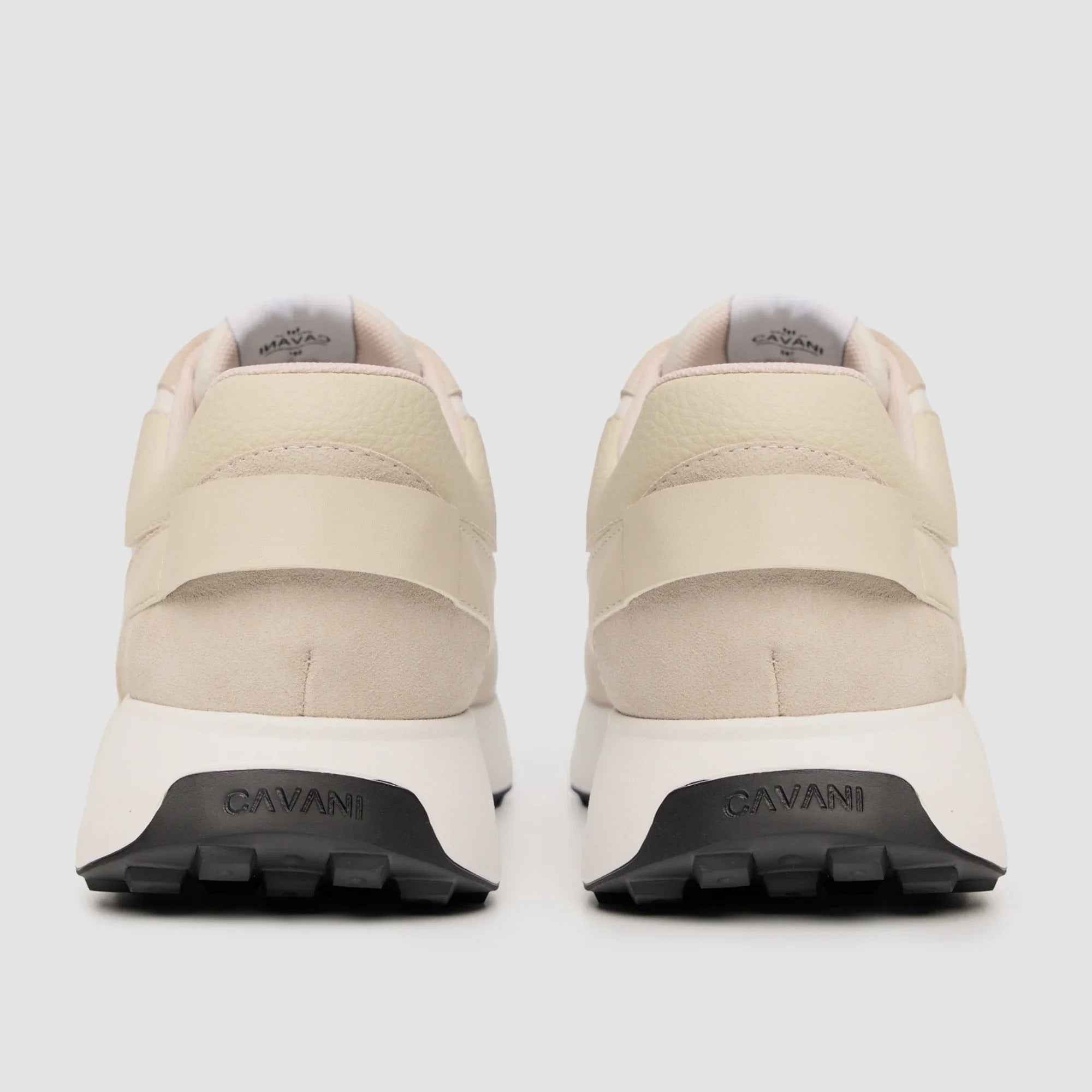 Canbera - Men's White Lightweight Suede Sneakers