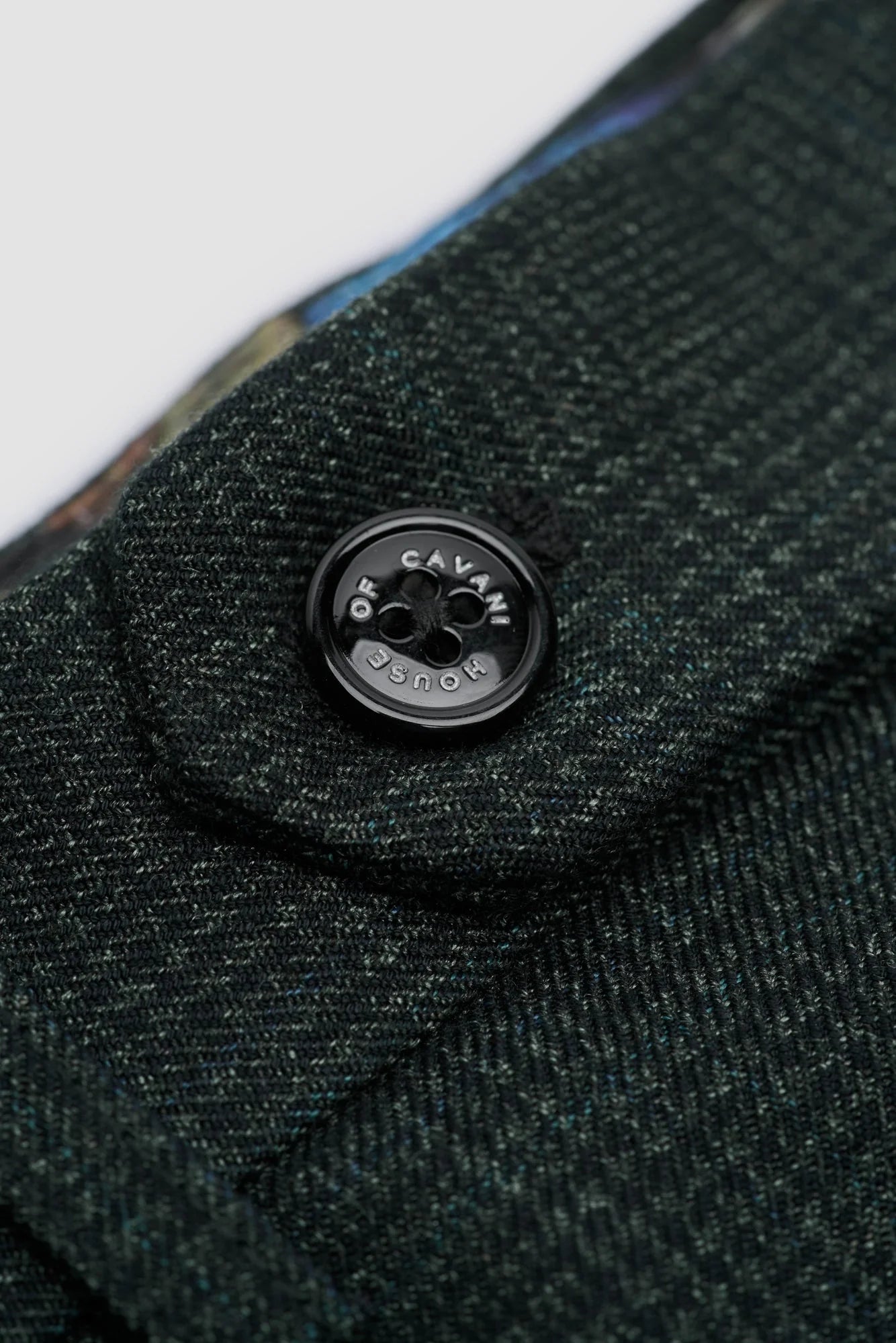Caridi - Men's Olive Green Tweed Trousers
