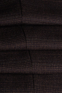 Caridi - Men's Tweed Brown Waistcoat