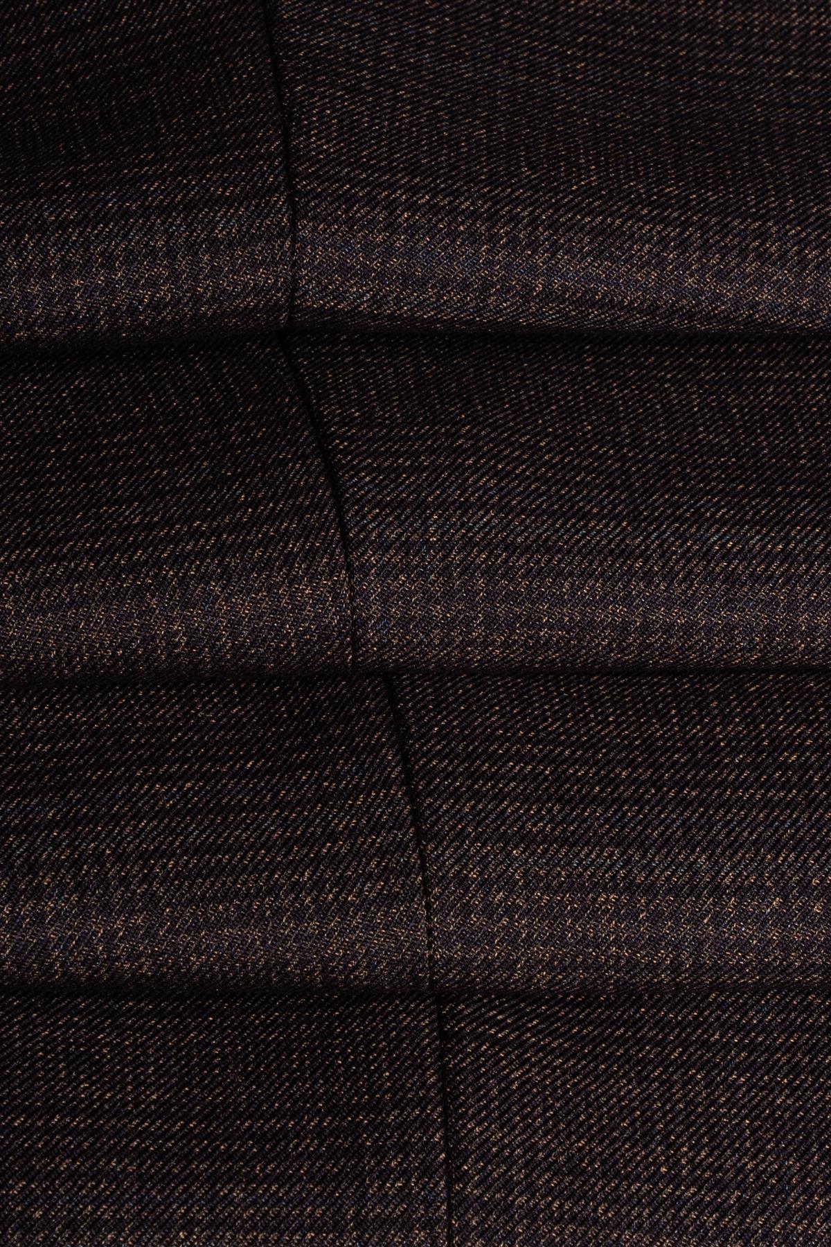 Caridi - Men's Tweed Brown Waistcoat
