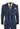 Cavani Carnegi - Mens 3 Piece Navy Blue Tweed Check 1920's Vintage Suit