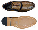Mens Real Leather & Suede Laced Gatsby Brouges Smart Casual Designer Retro Shoes