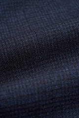 Cavani Connall - Men's Navy-Blue Check Vintage Suit