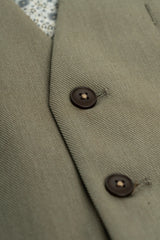 Donatella - Men's Sage Green 3 Piece Tailored Fit Suit