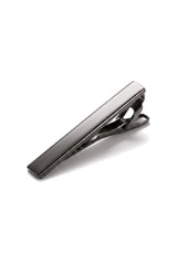 Dotted Silver Neck Tie Gift Set Pocket Square Cuff Links Tie Pin Polka Dot Satin