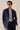 Men’s Navy Utility Jacket Lightweight Cotton Blend Smart Casual Jacket