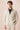 Men’s Beige Linen Zip-Up Shirt Jacket Lightweight Summer Overshirt