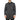 Men's Classic Collar Wool Blend Grey Overcoat
