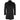 Men's Stand Collar Wool Blend Black Overcoat