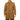 Men's Stand Collar Wool Blend Tan Overcoat
