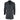 Men's Notched Lapel Collar Wool Blend Grey Overcoat