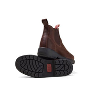 Endura 303 - Redwood Brown Leather Chelsea Boots