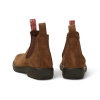 Endura 303 - Rustic Brown Suede Leather Chelsea Boots
