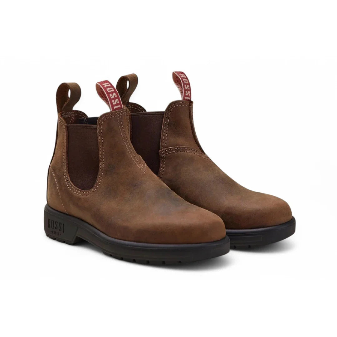 Endura 303 - Tan Brown Leather Chelsea Boots