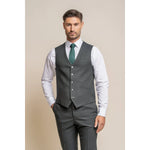 Furious - Men's Dark Olive Formal Waistcoat
