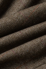 Mens Tweed Olive Green Check Suit