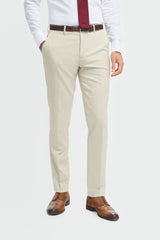 Hampton - Men's Beige 3 Piece Suit