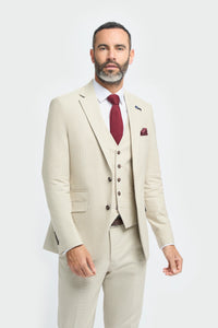 Hampton - Men's Beige Blazer