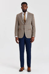 Harris Brown Tweed Suit with Constrasting Mayfair Navy Trousers