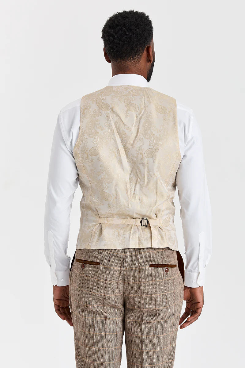 Harris Brown Tweed Suit with Mayfair Stone Waistcoat