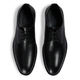 Henley - Men's Black Classic Plain Toe Derby Shoes