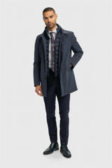 Heston - Men's Lightweight Casual Padded Overcoat