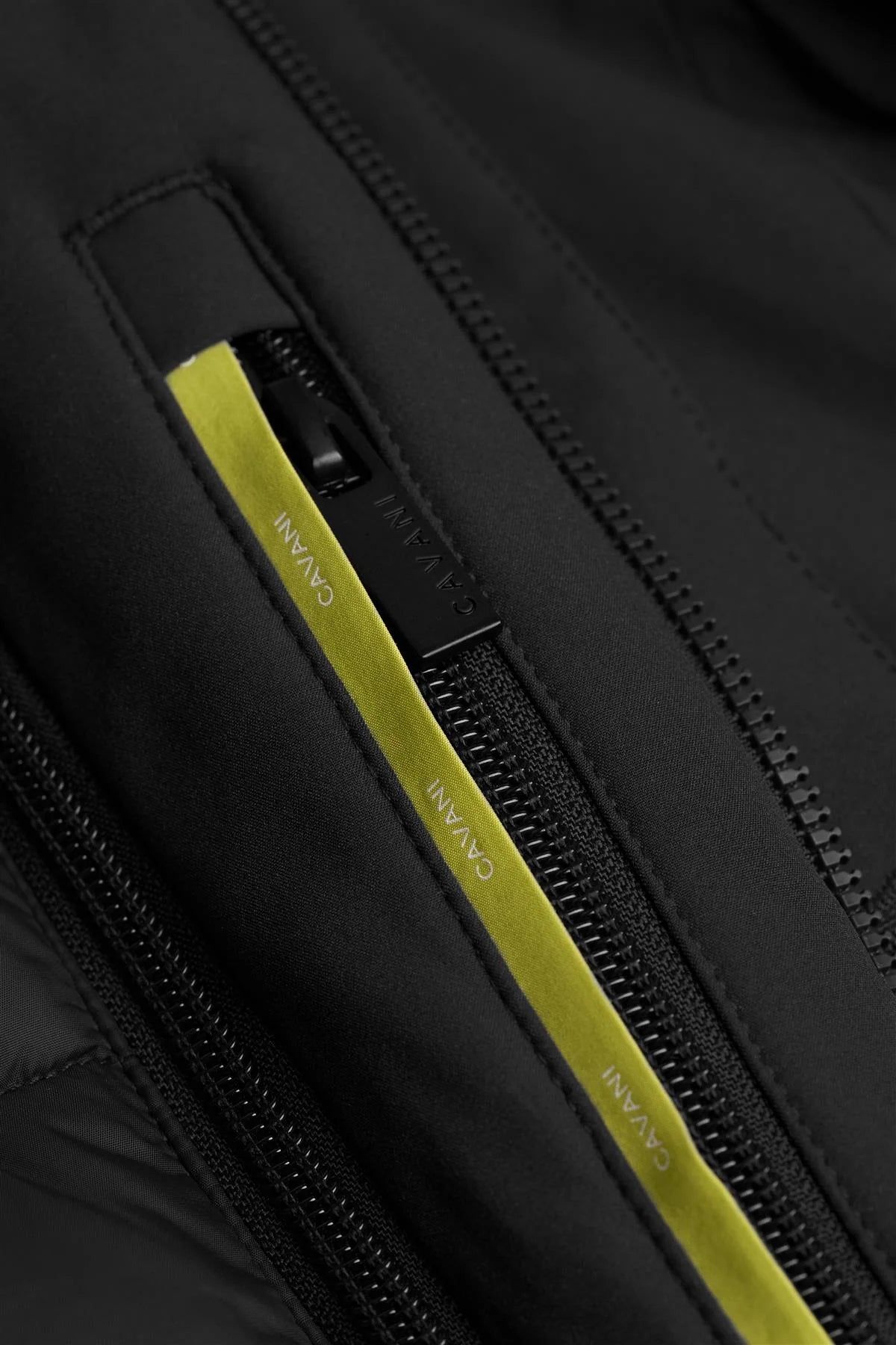 Heston - Men's Lightweight Casual Padded Black Overcoat