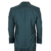 IM52 - Men's Green Check 3 Piece Tailored Fit Suit