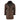 Men's 3/4 Duffle Jacket Sheepskin Long Button Zip Warm - Brown