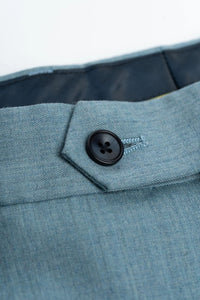 James - Men's Light Blue 3 Piece Textured Suit