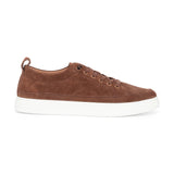 Josh - Men's Brown Suede Leather Trainers