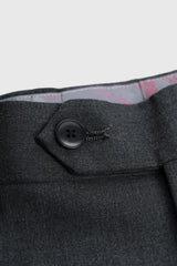 Malibu - Men's Charcoal Textured Grey 3 Piece Suit