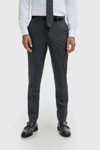 Malibu - Men's Charcoal Textured Trousers