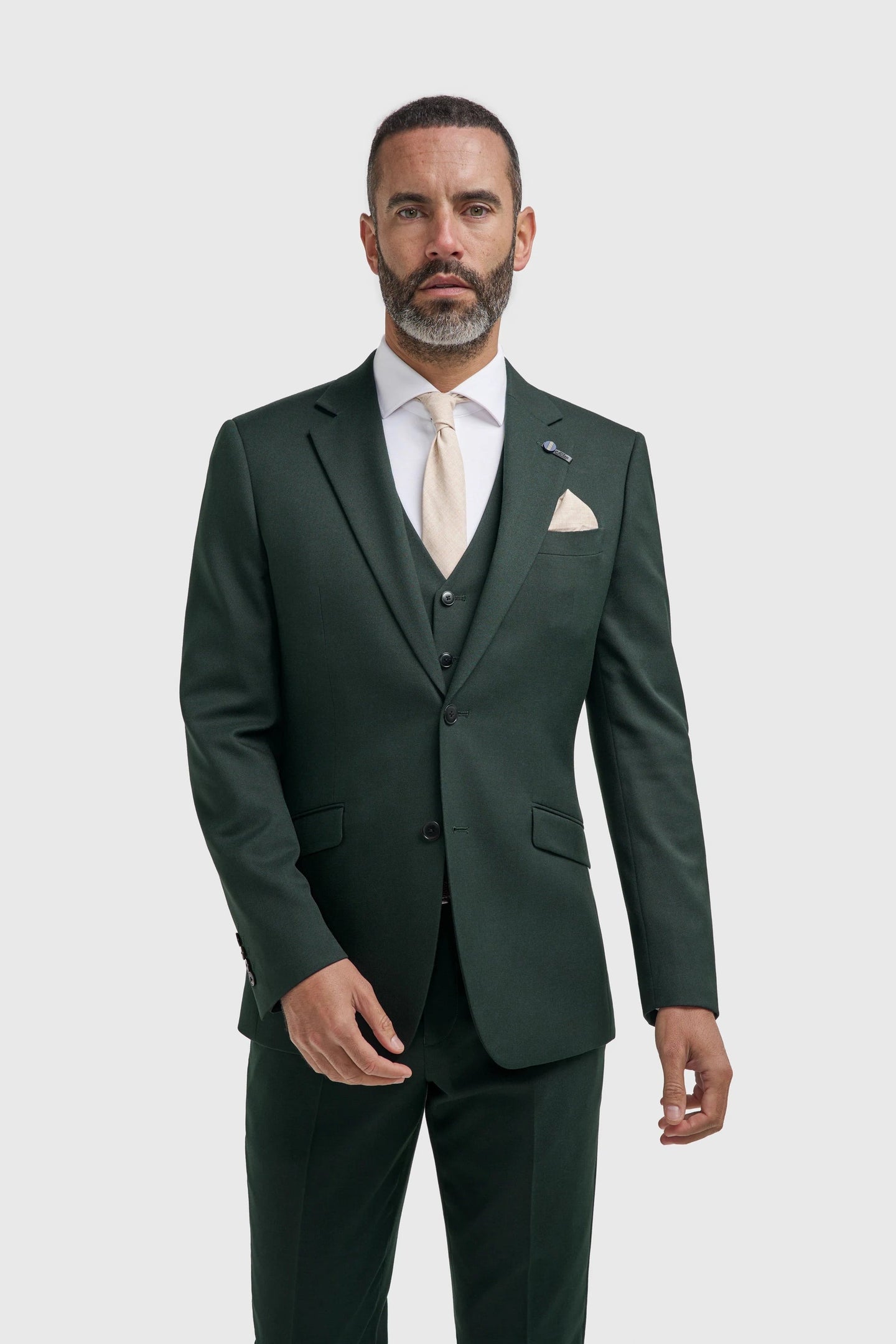 Malibu - Men's Forest Green 3 Piece Suit