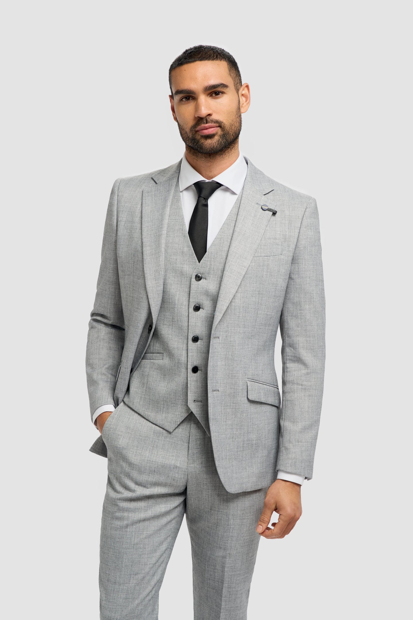 Malibu - Men's Grey Tailored Fit Blazer
