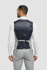 Malibu - Men's Grey Tailored Fit Waistcoat
