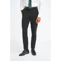 Malibu - Men's Black Formal Trousers