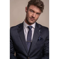 Mario - Men's Classic Summer Navy 2 Piece Suit