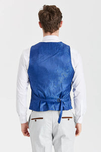 Mark Stone Suit with Constrasting Mayfair Navy Waistcoat