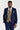 Mayfair Navy Textured Suit with Harris Brown Tweed Constrasting Waistcoat