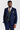Mayfair Navy Textured Suit with Harris Navy Constrasting Tweed Waistcoat