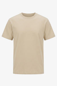 Men’s Beige Classic Cotton Blend TShirt