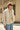 Men’s Beige Utility Bomber Lightweight Padded Zip Jacket