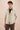 Men’s Beige Zip Linen Jacket & Brown Trousers Set Smart Casual Summer Outfit